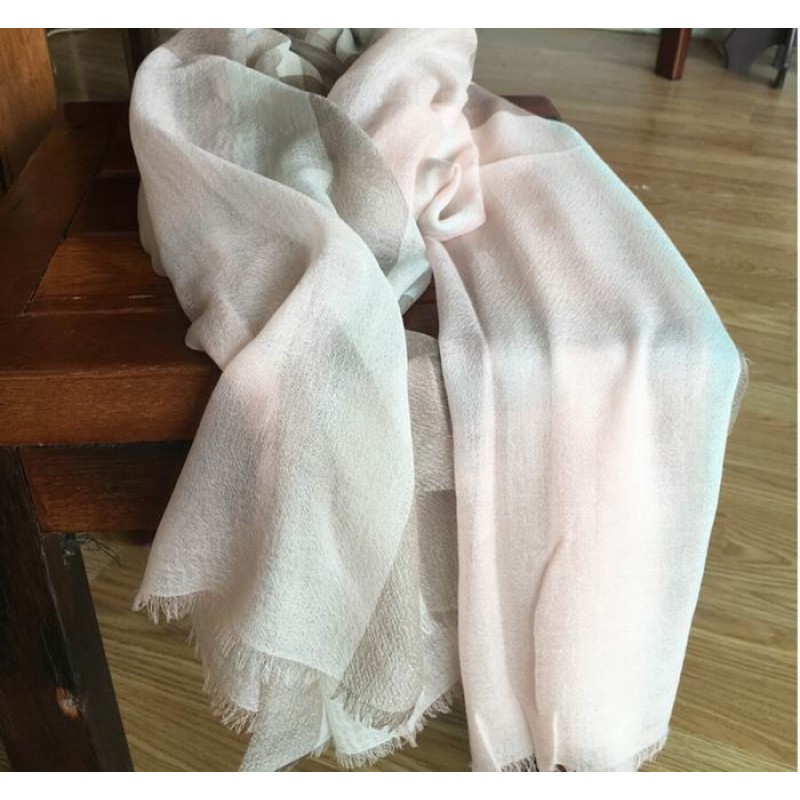 Pure Cashmere Scarves Green Multicolor Women Fashional Winter Scarf